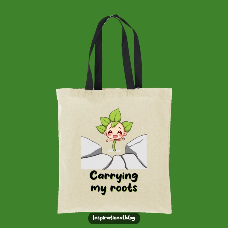 Funny Sprout Power Tote Bag: Carry Your Strength, a Fantastic Funny Gift!