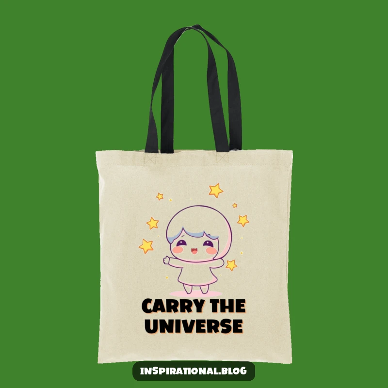 Funny Star Juggling Character Tote Bag: Carry Your Essentials with Stellar Humor