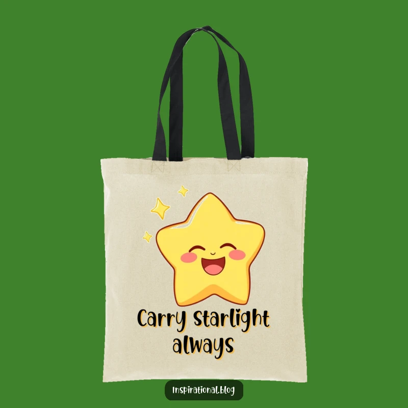 Funny Starry Night Tote Bag - Laughing Celestial Carryall