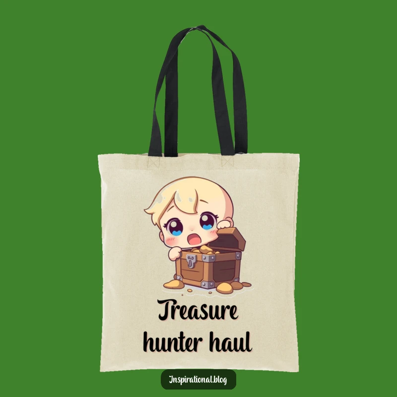 Funny Treasure Discovery Tote Bag: Carry Your Finds with Humorous Awe