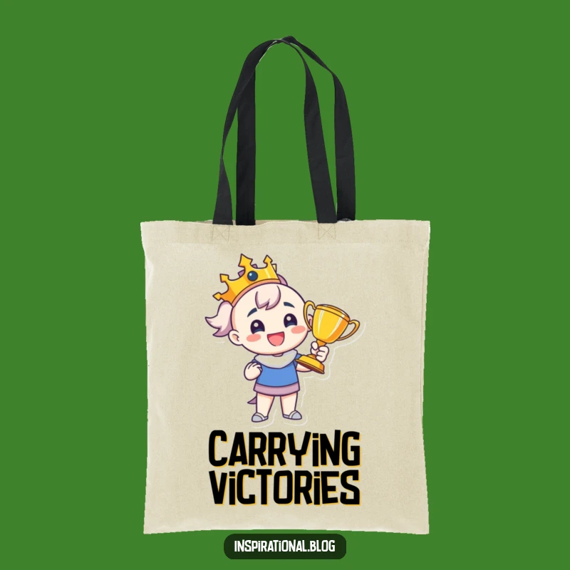 Funny Trophy Winner Tote Bag: Carry Your Success with Style