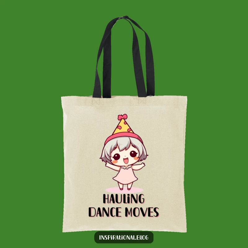 Funny Dancing Character Tote Bag: Carry Your Festive Moves and Joy